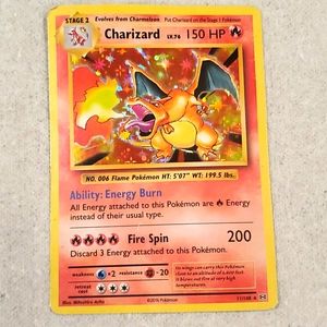 Holo Charizard 11/108 2016 Pokémon card